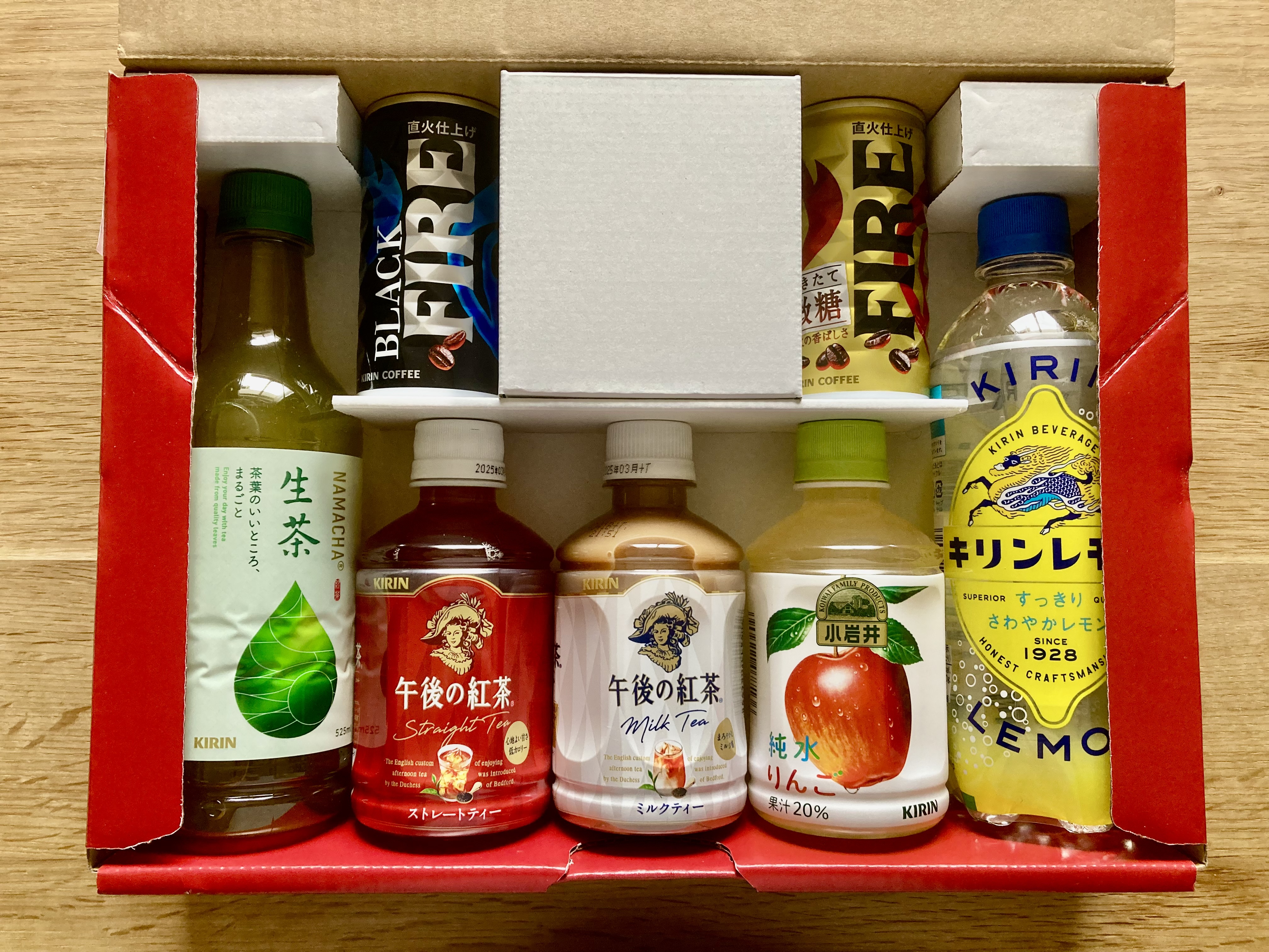 キリンの清涼飲料水詰め合わせ